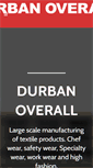 Mobile Screenshot of durbanoverall.co.za
